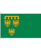 Fahne von Rommerskirchen